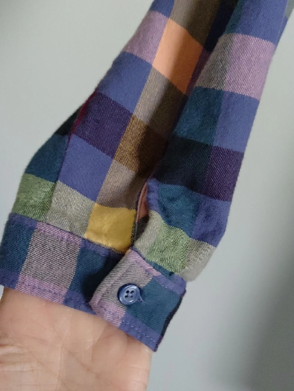 Gap Kids Colorful Multicolored Plaid Shirt Dress Belted Tie Waist Button Down